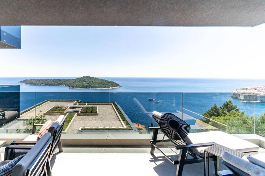 New&Luxury 5* With An Amazing View - Pure Apartment ดูบรอฟนิก ภายนอก รูปภาพ