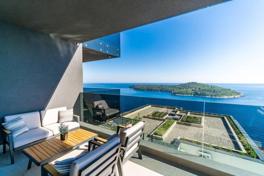 New&Luxury 5* With An Amazing View - Pure Apartment ดูบรอฟนิก ภายนอก รูปภาพ